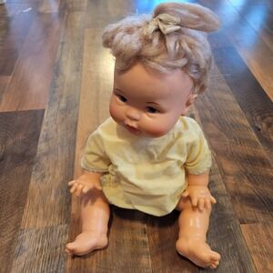 Vintage 1973 Rub A Dub Dolly Doll By‎ Ideal Toy Corp